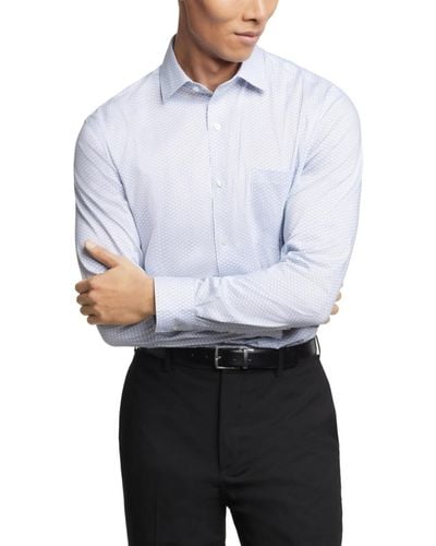 Van Heusen Regular Fit Ultra Wrinkle Resistant Flex Collar Dress Shirt - White