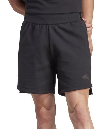 adidas Z.n.e. Premium Loose-fit Stretch Printed 7" Drawstring Shorts - Black