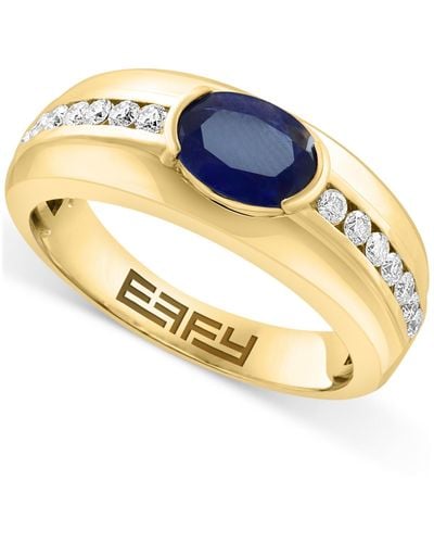 Effy Effy Sapphire (1-3/8 Ct. T.w. - Metallic