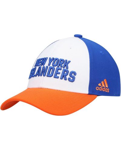 adidas New York Islanders Locker Room Adjustable Hat - White