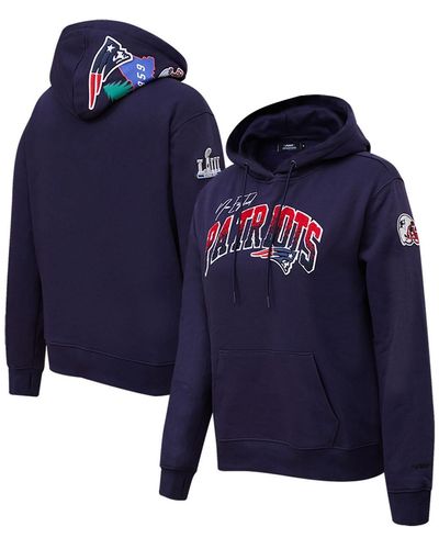 Pro Standard New England Patriots Local Patch Pullover Hoodie - Blue