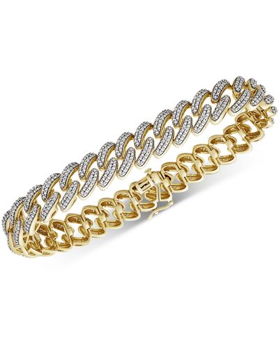 8.5 in Mens Figarucci Bracelet in 14K Yellow Gold (5mm) | Shane Co.