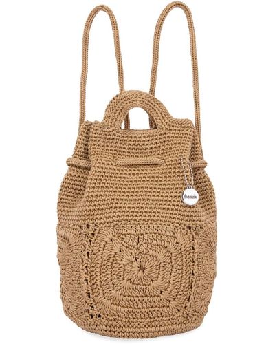 The Sak Dylan Crochet Small Backpack - Natural