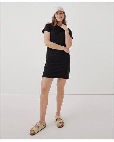 Pact Softspun Tee Dress - Black