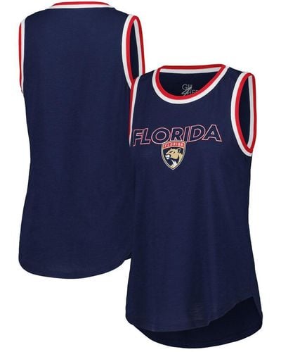 G-III 4Her by Carl Banks Florida Panthers Strategy Tank Top - Blue