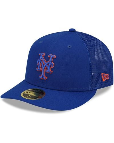 KTZ New York Mets 2022 Batting Practice Low Profile 59fifty Fitted Hat - Blue