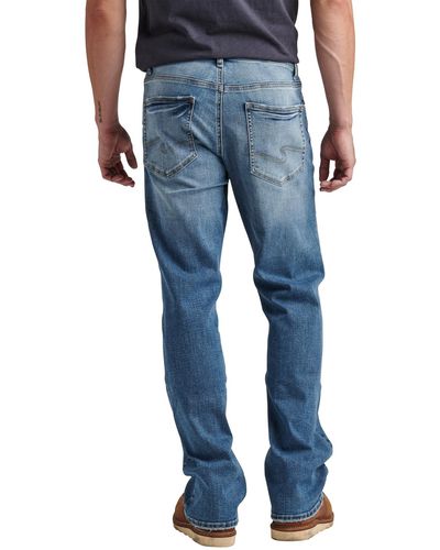 Silver Jeans Co. Craig Classic Fit Bootcut Jeans - Blue