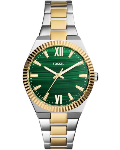 Fossil Scarlette Three-hand Stainless Steel Watch 38mm - Green