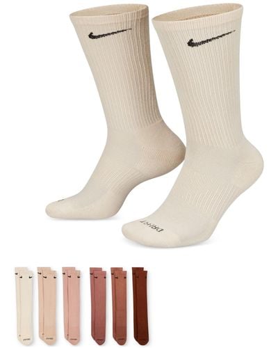 Nike Everyday Plus Cushioned Training Crew Socks (6 Pairs) - White