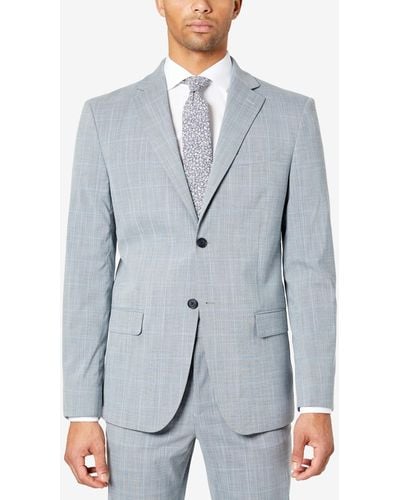 DKNY Modern-fit Stretch Suit Jacket - Blue