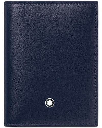 Montblanc Meisterstuck Leather Card Holder - Blue