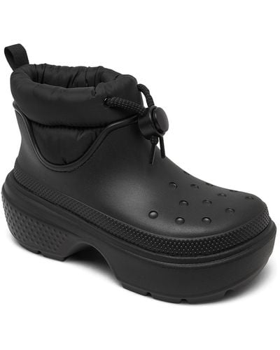 Crocs™ Stomp Puff Boots From Finish Line - Black