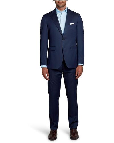 ALTON LANE Modern-fit Mercantile Tailored Performance 2 Piece Suit - Blue