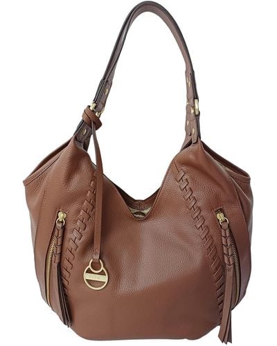 Lodis Kirby Leather Tote - Brown