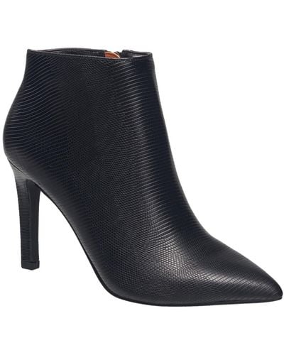 French Connection Ally Ankle Stiletto Dress Booties - Blue