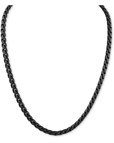 Bulova Link Chain 22" Necklace - Metallic