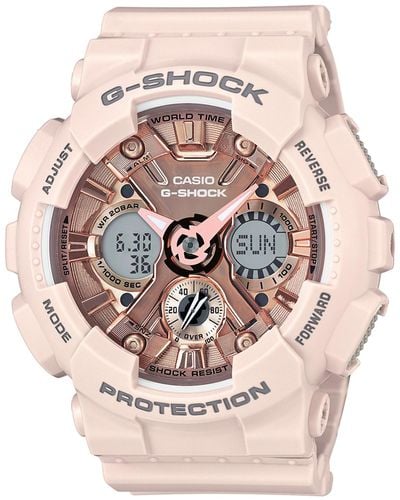 G-Shock Ana-digi Resin-strap Watch - Pink