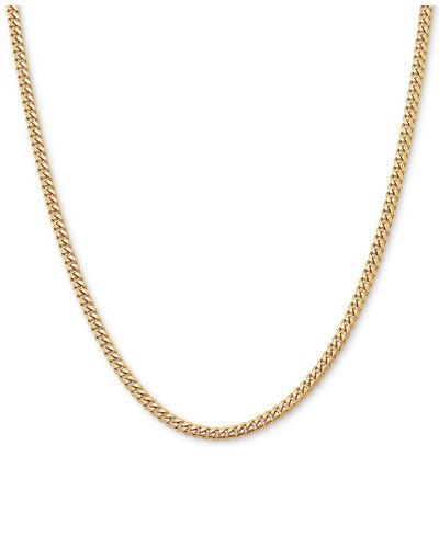 Giani Bernini Curb Link 20" Chain Necklace - Metallic