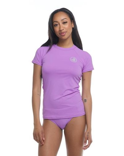 Body Glove In Motion Short Sleeve Rashguard - Purple