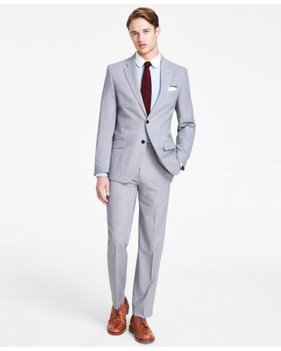 Nautica Modern-fit Bi-stretch Suit - Gray