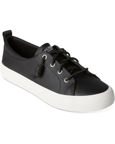 Sperry Top-Sider Crest Vibe Leather Sneakers - Black
