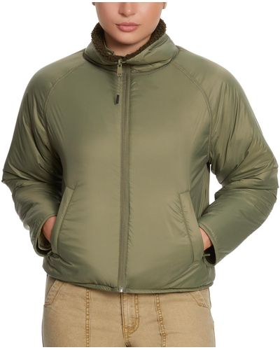 BASS OUTDOOR Reversible Fleece Zip Jacket - Green