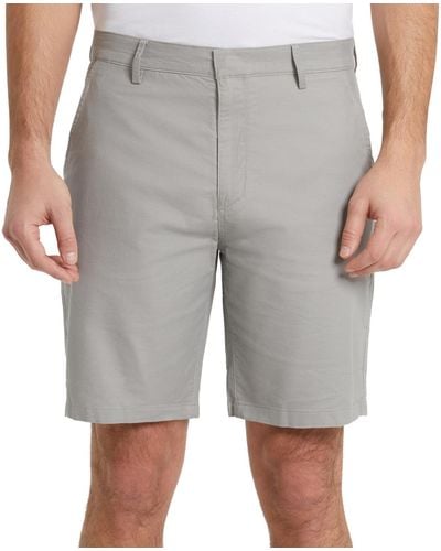 Kenneth Cole Four-pocket Chino Shorts - Gray