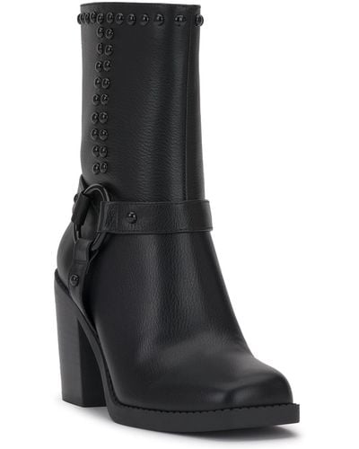 Jessica Simpson Bernique Harness Strap Dress Boots - Black