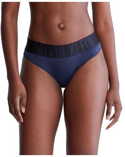 Calvin Klein Intense Power Micro Bikini Underwear Qf7792 - Blue