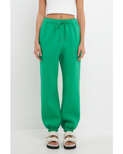 Grey Lab Loungewear Pants - Green