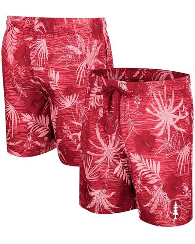 Colosseum Athletics Stanford What Else Is New Swim Shorts - Red
