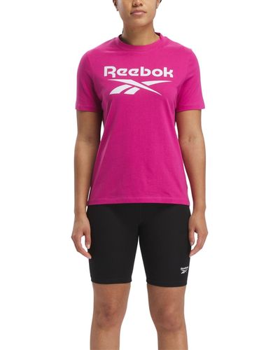 Reebok Short Sleeve Logo Graphic T-shirt - Red