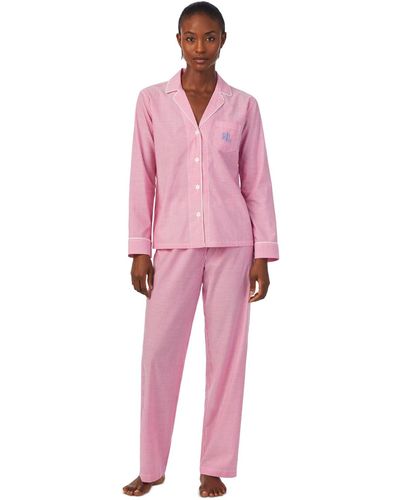 Lauren by Ralph Lauren 2-pc. Printed Pajamas Set - Pink