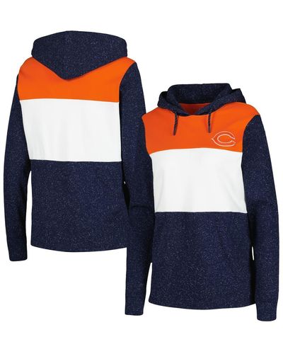 Antigua Chicago Bears Wicket Pullover Hoodie - Blue
