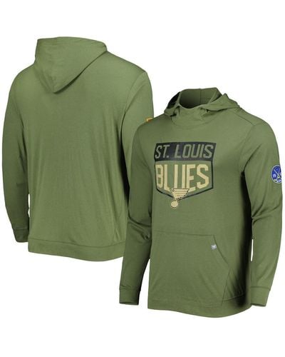 Levelwear St. Louis Blues Thrive Tri-blend Pullover Hoodie - Green