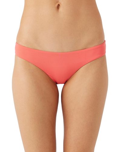O'neill Sportswear Oneill Saltwater Solids Matira Bikini Bottom - Pink