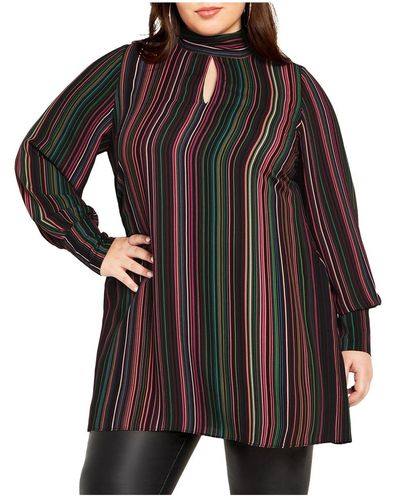 City Chic Plus Size Tunic - Black