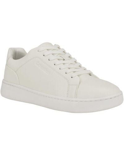 Calvin Klein Falconi Casual Lace-up Sneakers - White