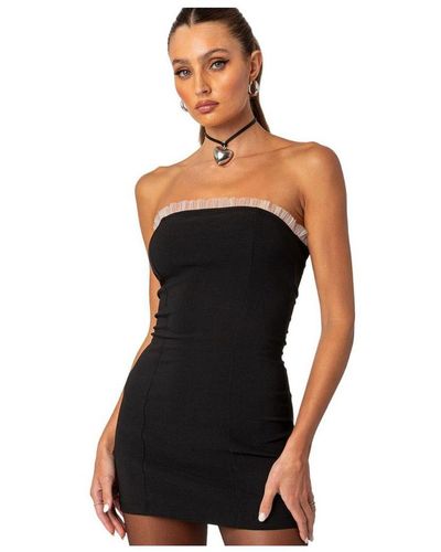 Edikted Marcy Mini Dress - Black