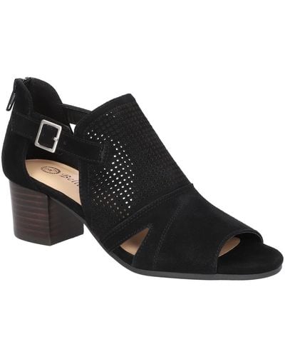 Bella Vita Illiana Block Heeled Sandals - Black