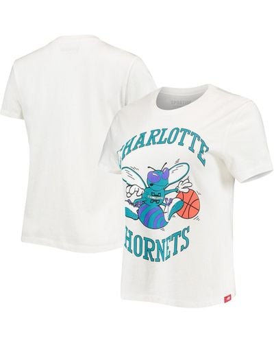 Sportiqe Charlotte Hornets Arcadia T-shirt - White