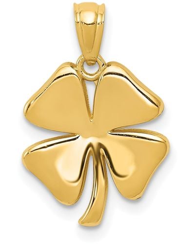 Macy's 4 Leaf Clover Pendant - Metallic