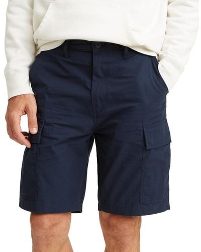 Levi's Carrier Loose-fit Non-stretch 9.5" Cargo Shorts - Blue