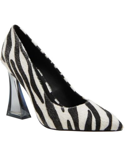 Katy Perry The Lookerr Square Toe Lucite Heel Pumps - White