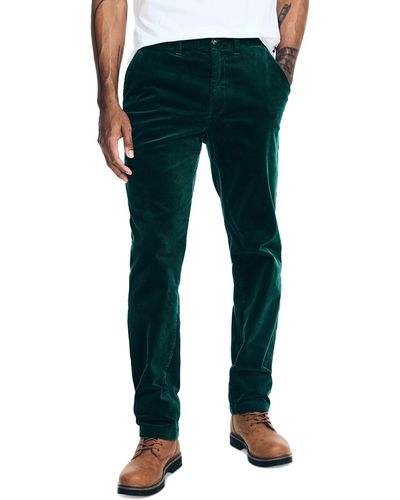 Nautica Regular-fit Stretch Corduroy Pants - Green