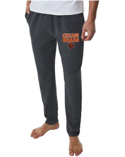 Concepts Sport Chicago Bears Resonance Tapered Lounge Pants - Black