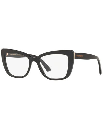 Dolce & Gabbana Dg3308 Cat Eye Eyeglasses - Black