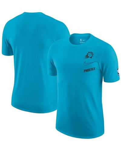 Nike Phoenix Suns 2022/23 City Edition Courtside Max90 Vintage-like Wash T-shirt - Blue