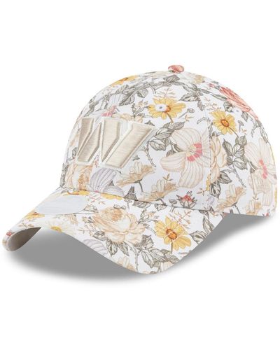 KTZ Washington Commanders Bloom 9twenty Adjustable Hat - White
