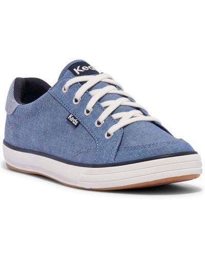 Keds Center Iii Canvas Casual Sneakers From Finish Line - Blue